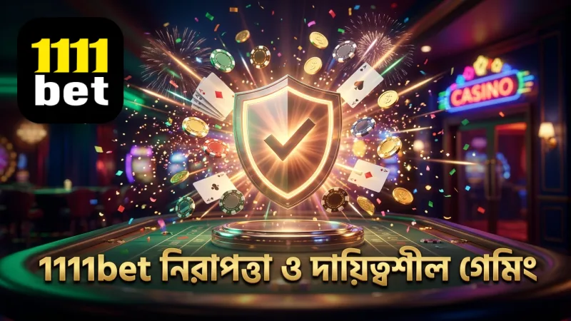 দায়িত্বশীল গেমিং নিশ্চিত করতে 1111bet নিরাপত্তা ব্যবস্থা।