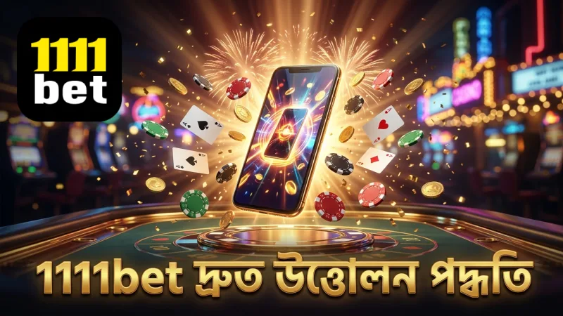 দ্রুত উত্তোলনের জন্য 1111bet বিভিন্ন পদ্ধতি প্রযোজ্য