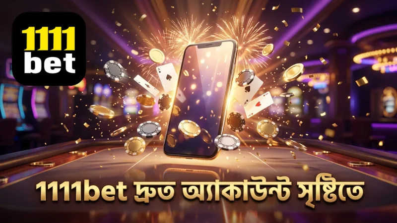 1111bet দ্রুত ও সহজ অ্যাকাউন্ট সৃষ্টির সুবিধা প্রদান করে