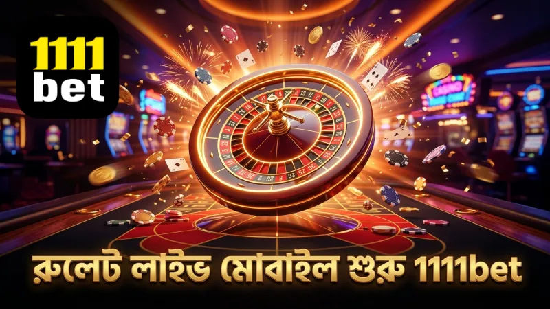 রুলেট লাইভ খেলার মোবাইল থেকে দ্রুত শুরু করার উপায় 1111bet এ।